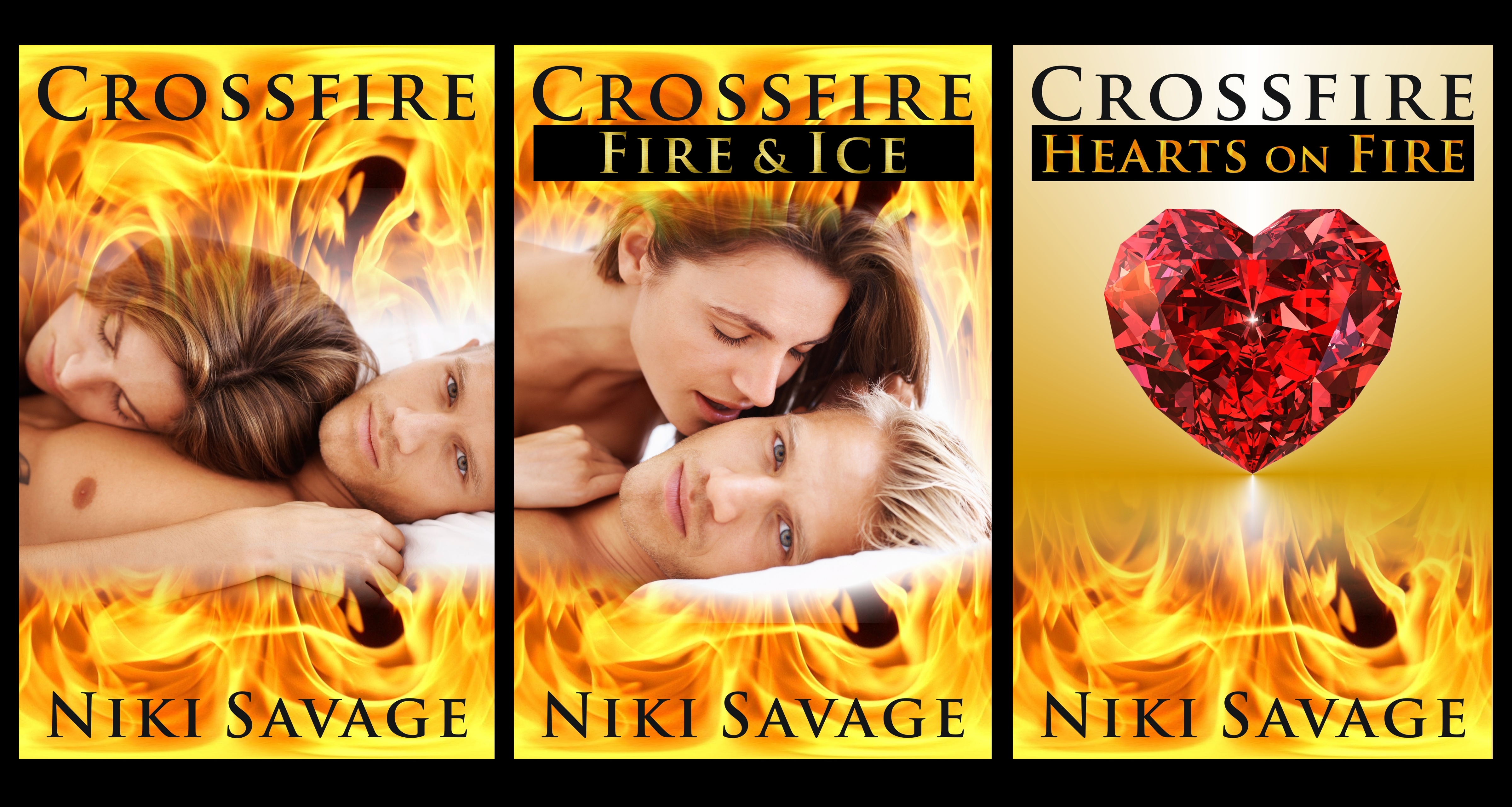 New crossfire trilogy covers 27 May 2013